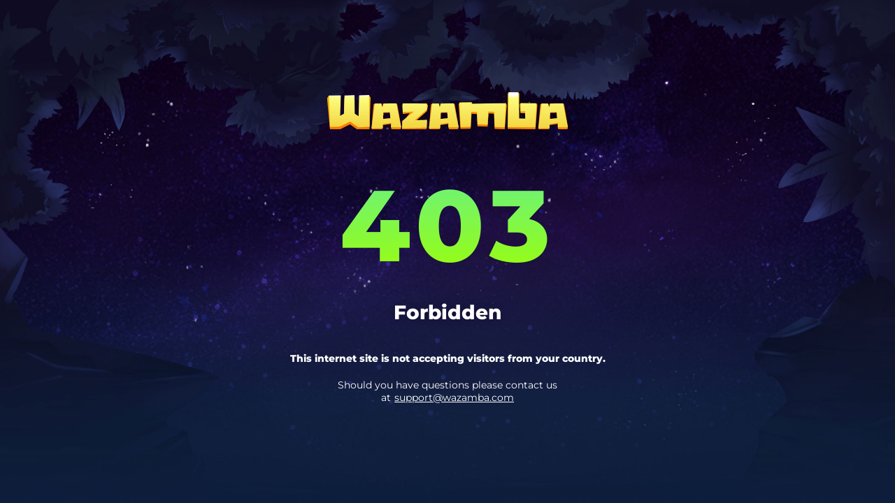 Wazamba Casino review Screenshot Wazamba Casino review Screenshot