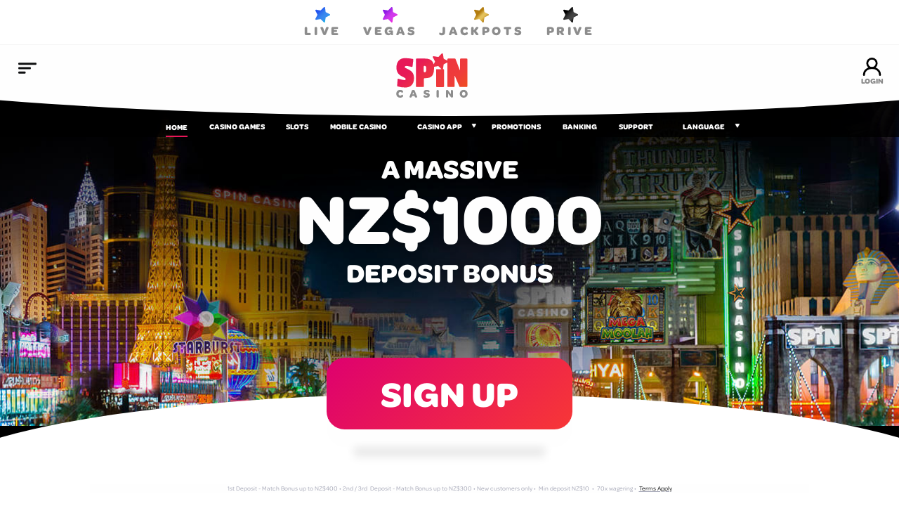 Spin Casino review Screenshot Spin Casino review Screenshot