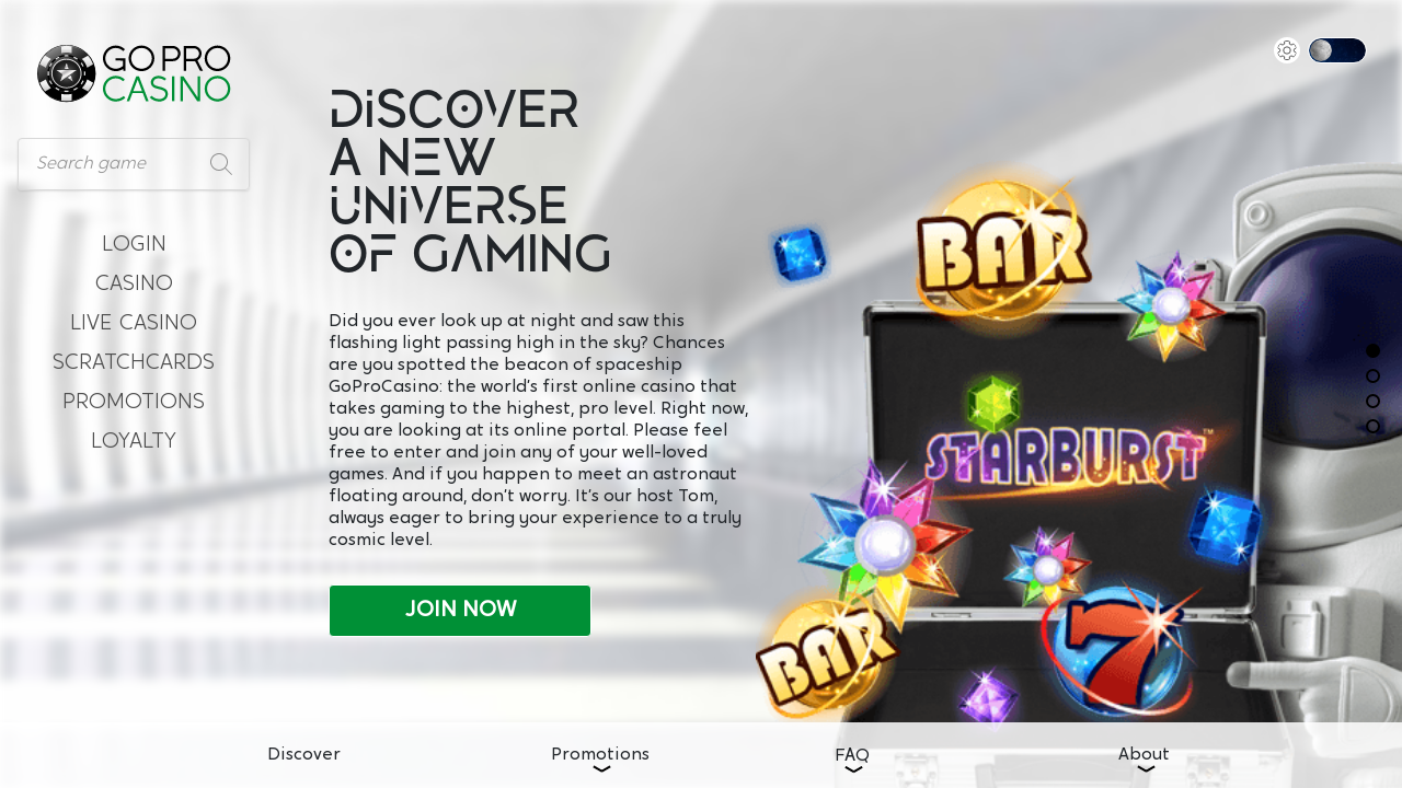 GoPro Casino review Screenshot GoPro Casino review Screenshot