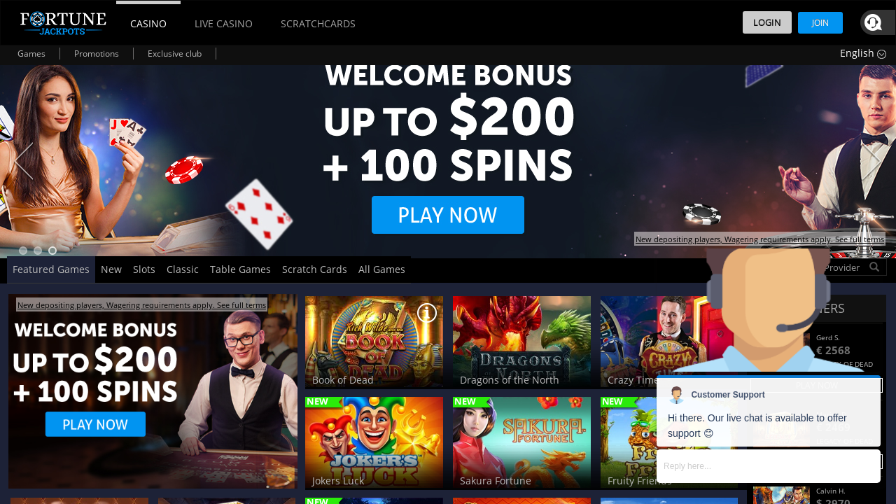 Fortune Jackpots review Screenshot Fortune Jackpots review Screenshot