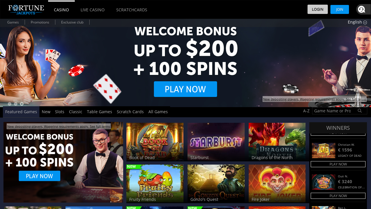 Fortune Jackpots review Screenshot Fortune Jackpots review Screenshot