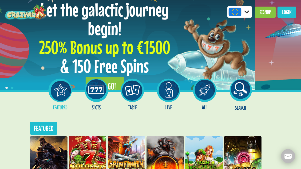 Crazyno Casino review Screenshot Crazyno Casino review Screenshot