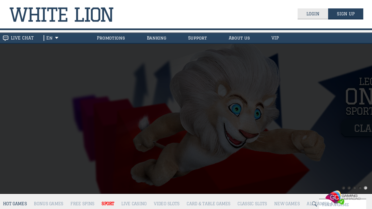 WhiteLion Bets Casino review Screenshot WhiteLion Bets Casino review Screenshot
