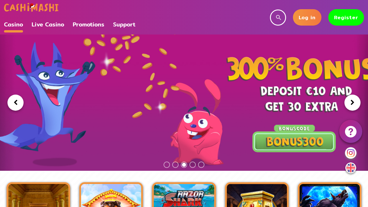 Cashimashi Casino review Screenshot Cashimashi Casino review Screenshot