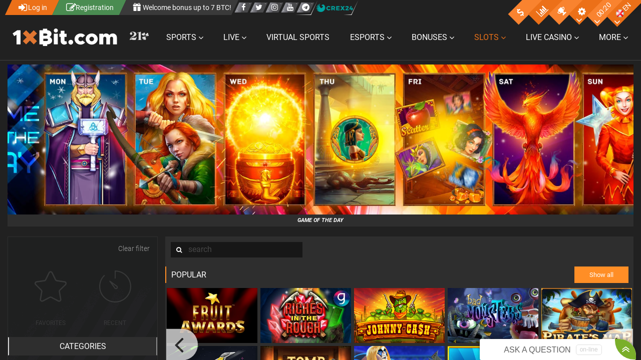 1xBit Casino review Screenshot 1xBit Casino review Screenshot
