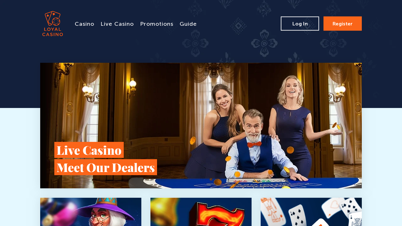 Loyal Casino review Screenshot Loyal Casino review Screenshot
