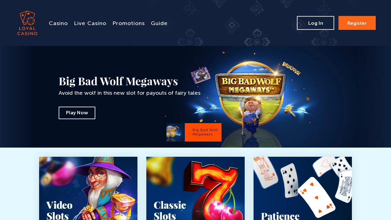 Loyal Casino review Screenshot Loyal Casino review Screenshot