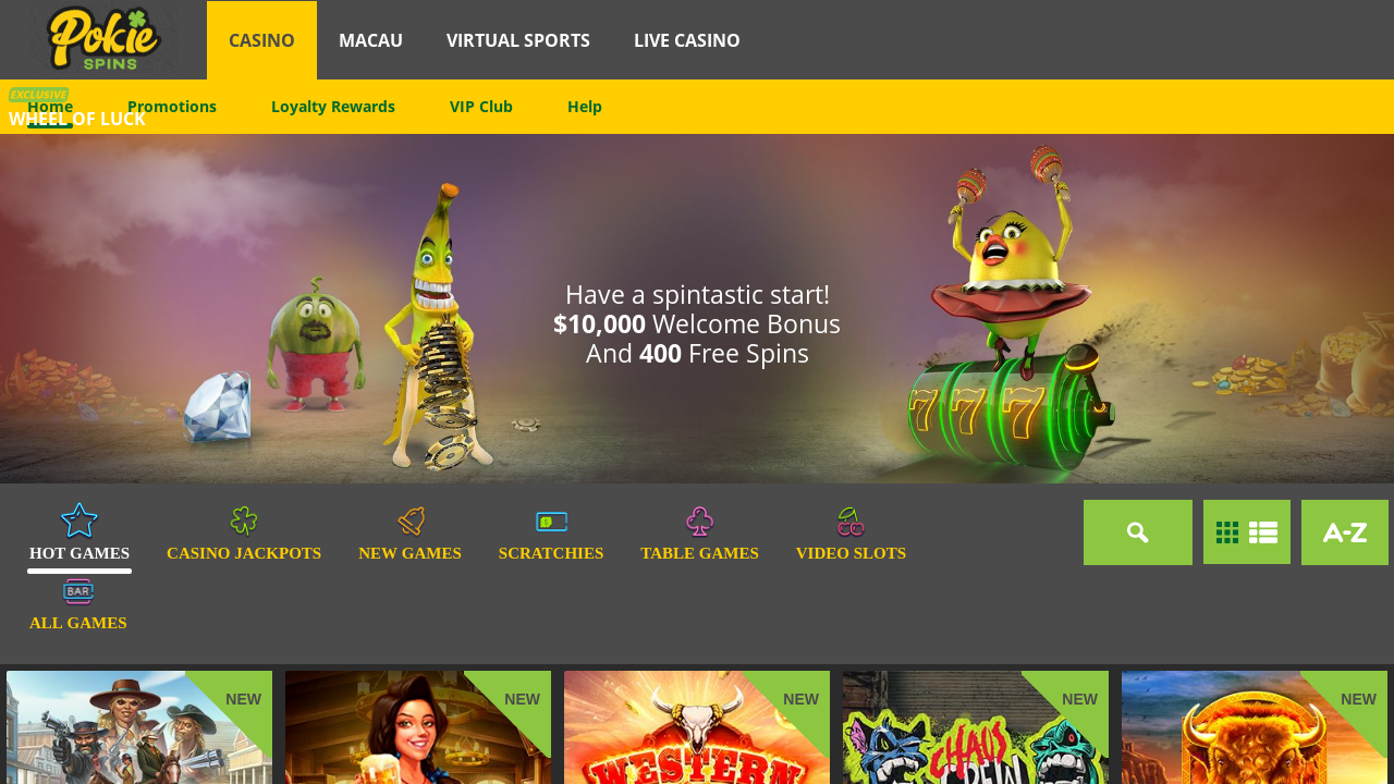 Pokie Spins review Screenshot Pokie Spins review Screenshot