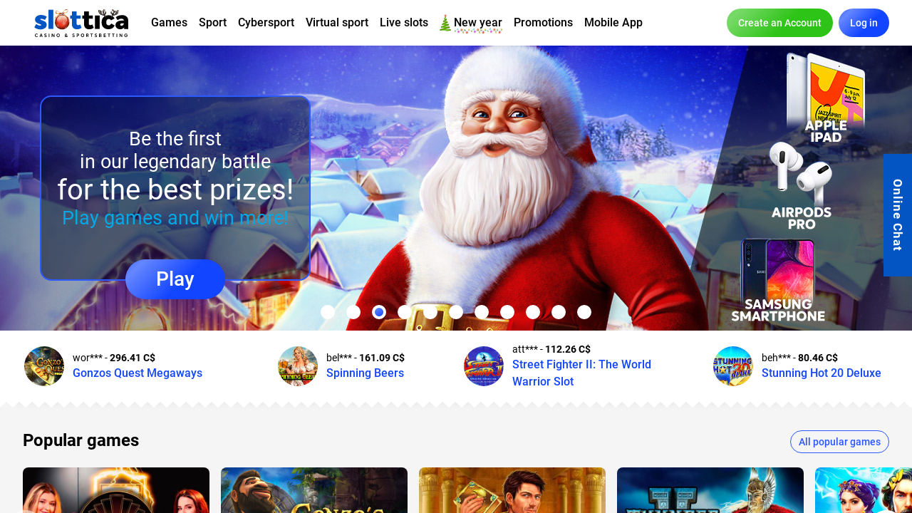 Slottica Casino review Screenshot Slottica Casino review Screenshot