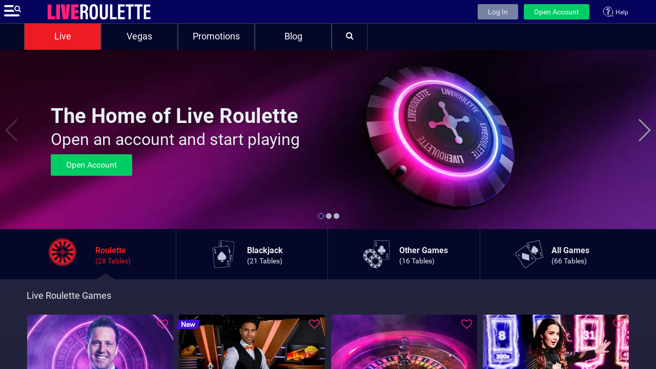 LiveRoulette review Screenshot LiveRoulette review Screenshot