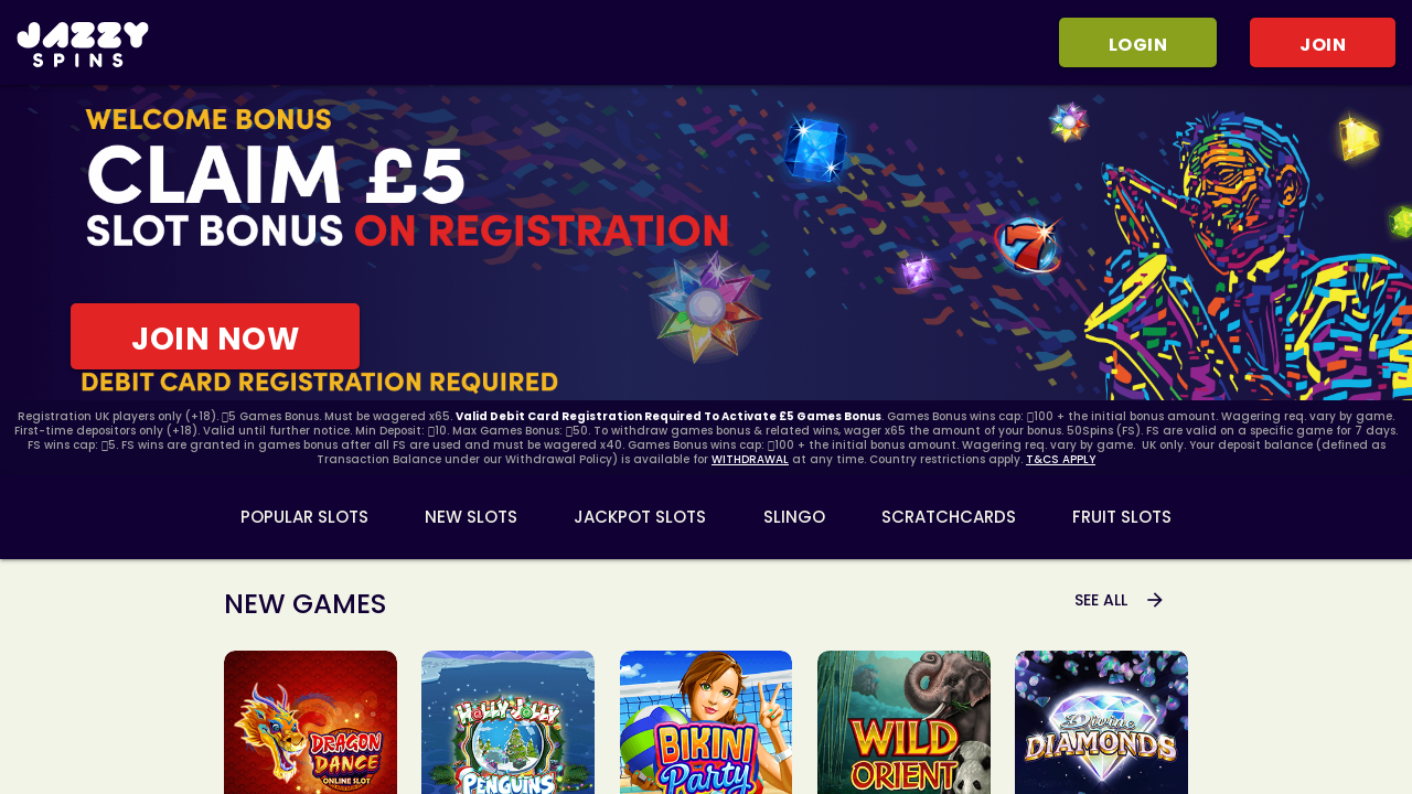 Jazzy Spins Casino review Screenshot Jazzy Spins Casino review Screenshot