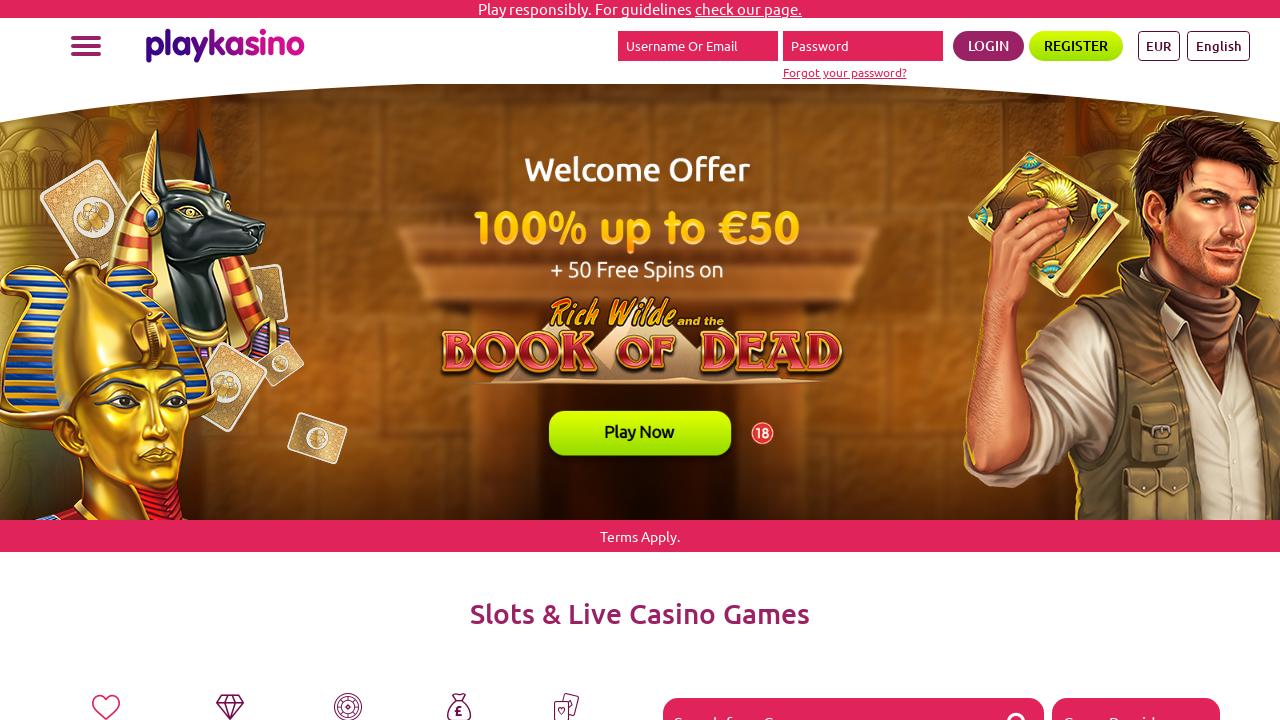 PlayKasino review Screenshot PlayKasino review Screenshot