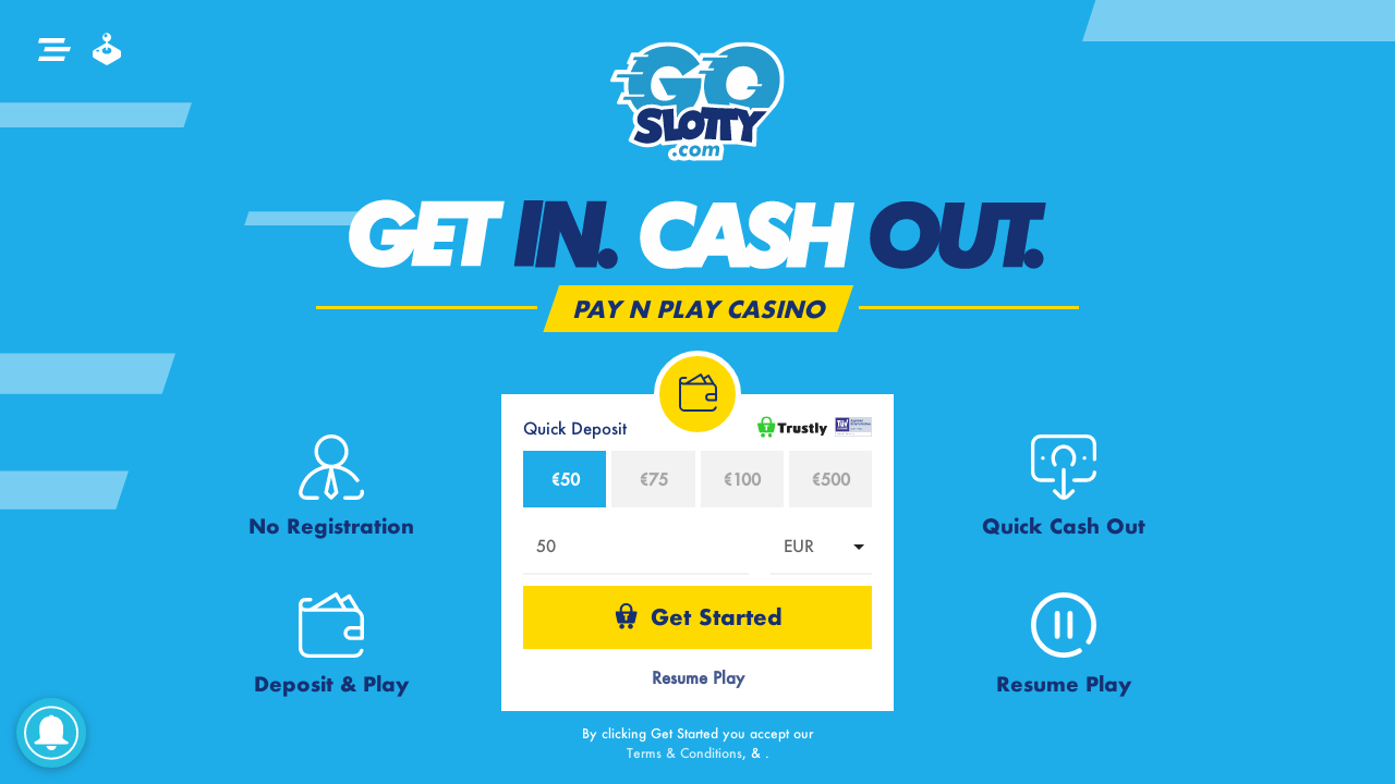 GoSlotty Casino review Screenshot GoSlotty Casino review Screenshot