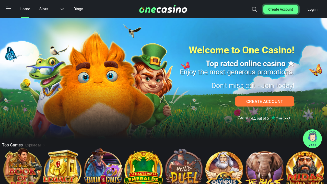 One Casino review Screenshot One Casino review Screenshot