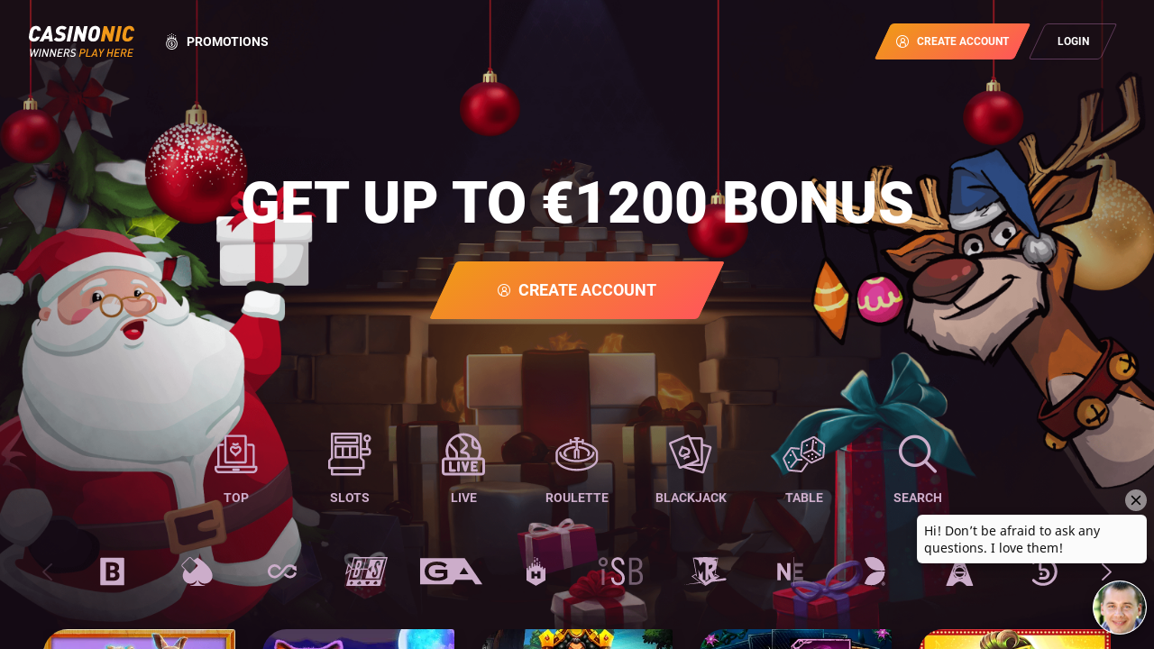 Casinonic review Screenshot Casinonic review Screenshot