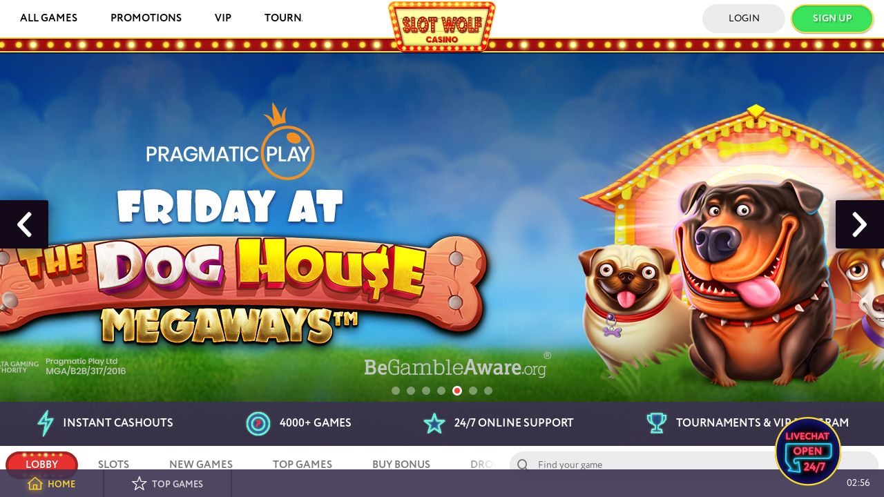 Slotwolf Casino review Screenshot Slotwolf Casino review Screenshot