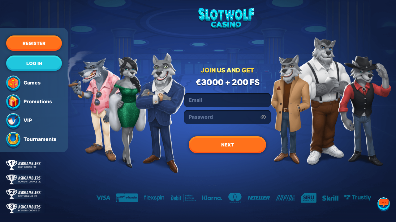 Slotwolf Casino review Screenshot Slotwolf Casino review Screenshot