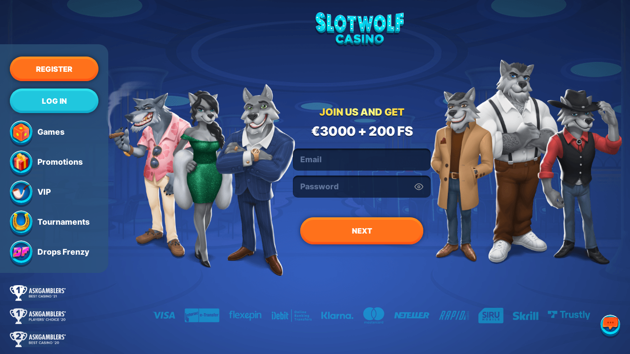 Slotwolf Casino review Screenshot Slotwolf Casino review Screenshot