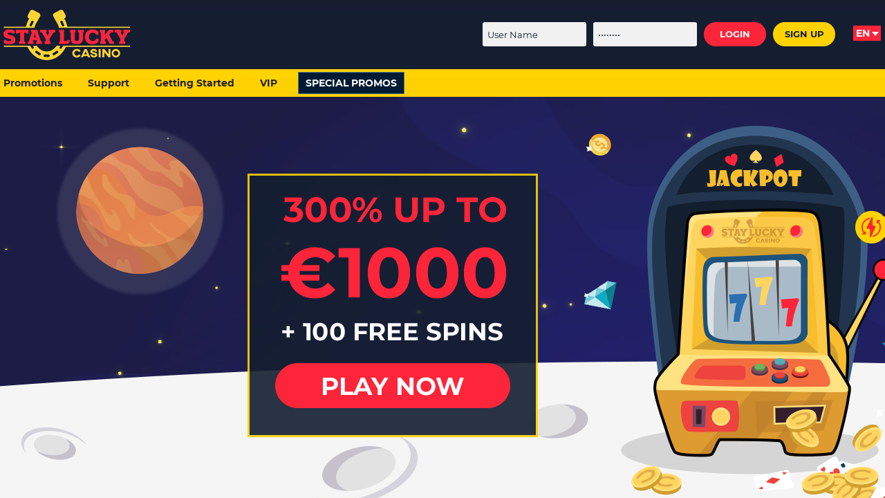 Stay Lucky Casino review Screenshot Stay Lucky Casino review Screenshot