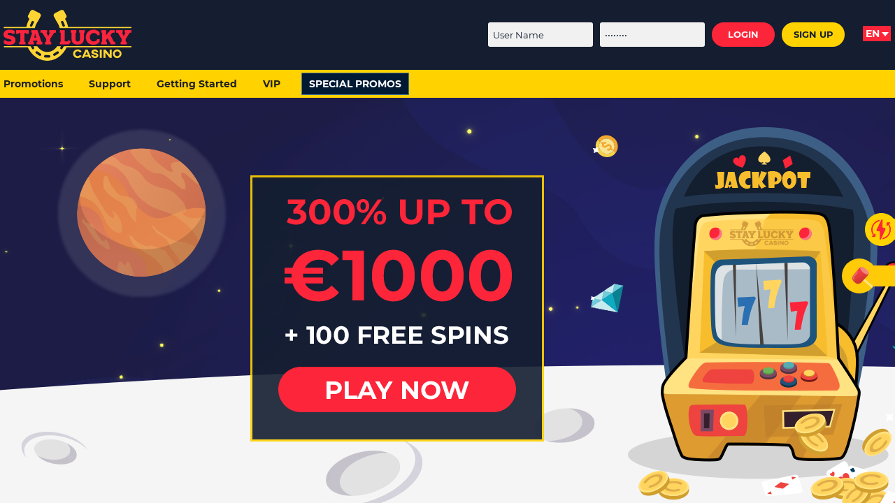 Stay Lucky Casino review Screenshot Stay Lucky Casino review Screenshot