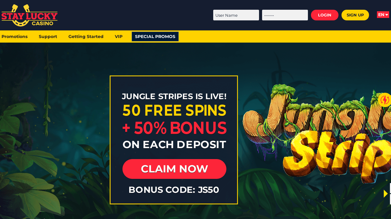 Stay Lucky Casino review Screenshot Stay Lucky Casino review Screenshot