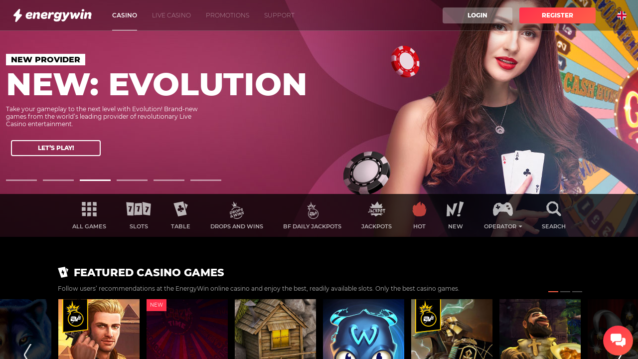 EnergyWin Casino review Screenshot EnergyWin Casino review Screenshot