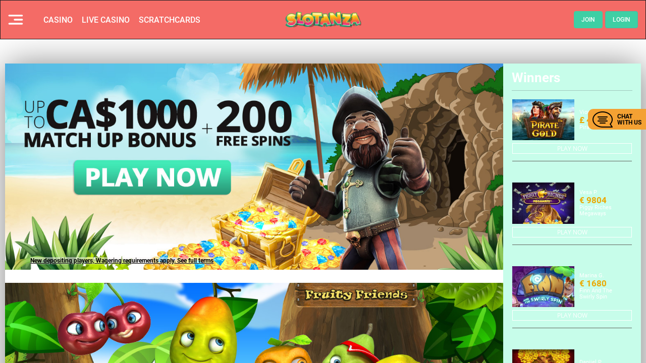Slotanza review Screenshot Slotanza review Screenshot