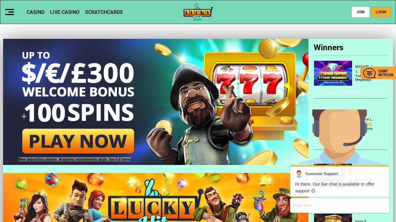 LuckyHit review Screenshot LuckyHit review Screenshot