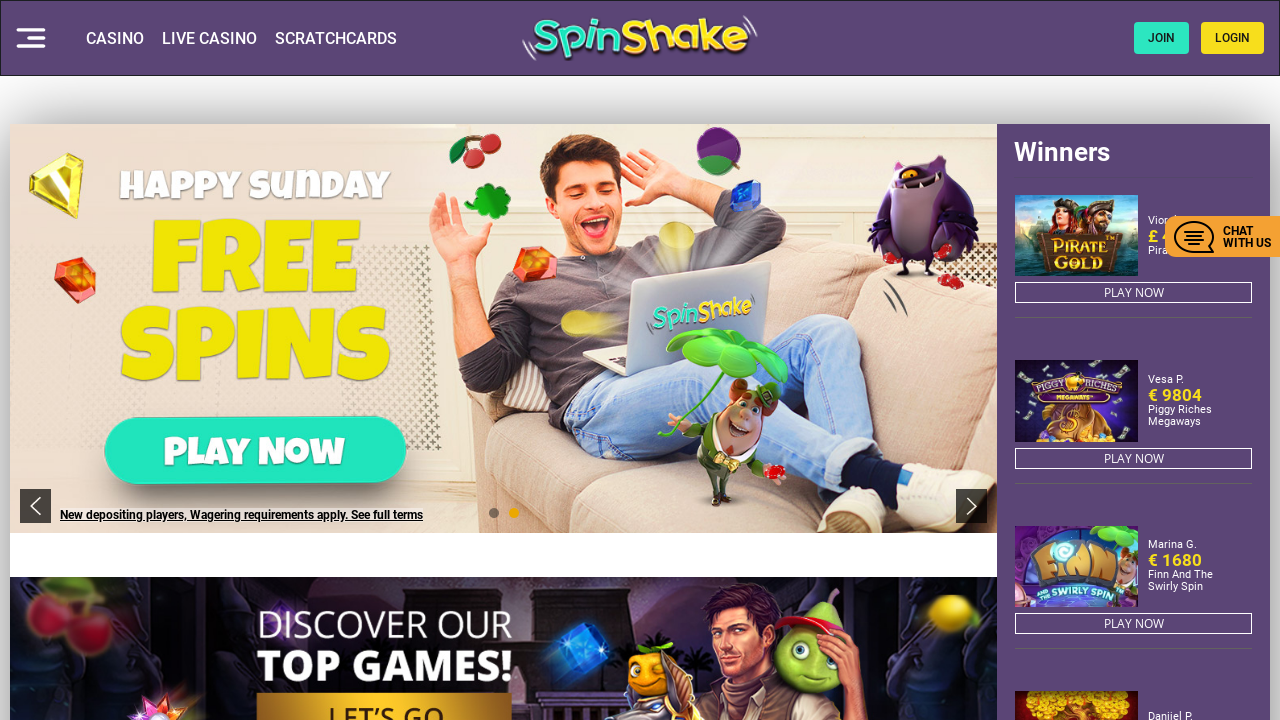 SpinShake review Screenshot SpinShake review Screenshot