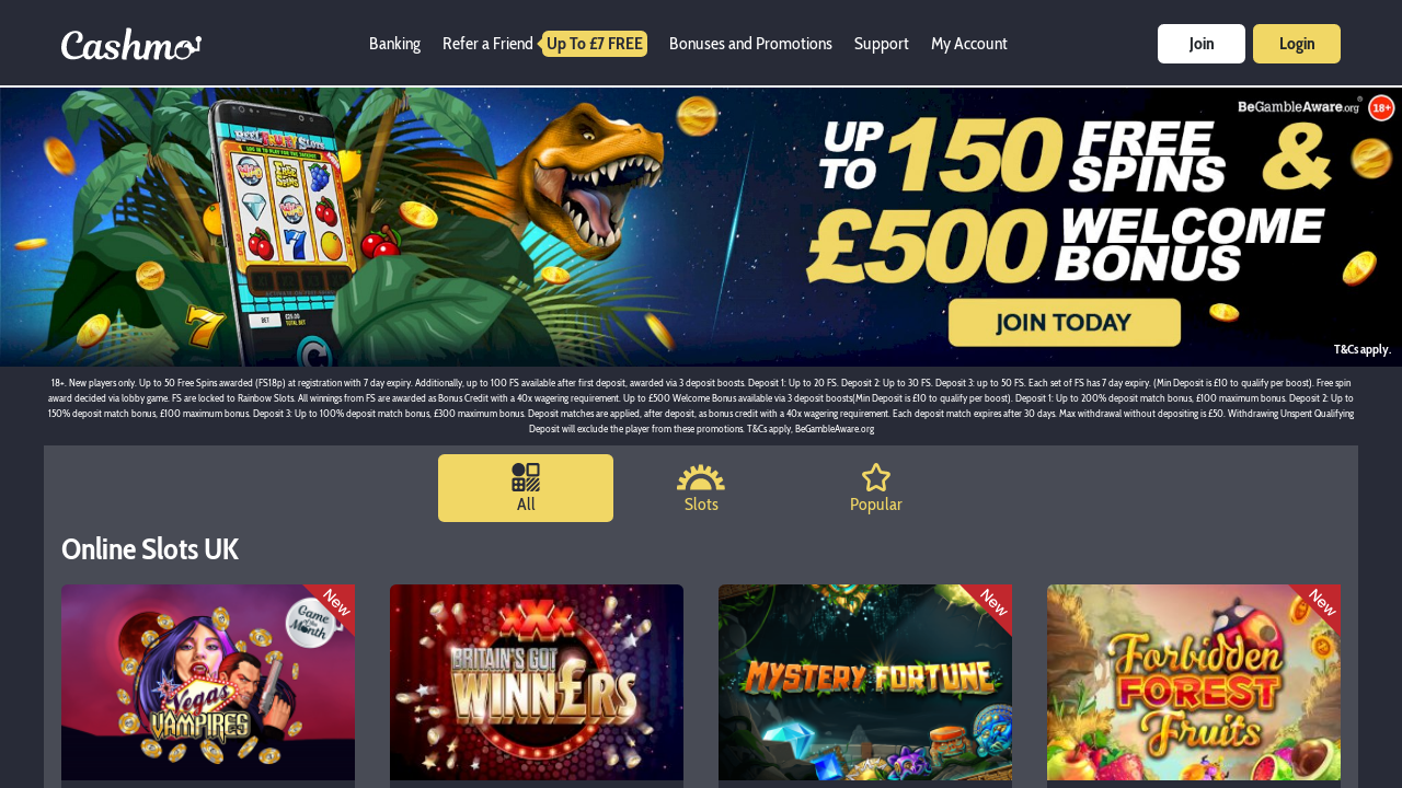 Cashmo Casino review Screenshot Cashmo Casino review Screenshot
