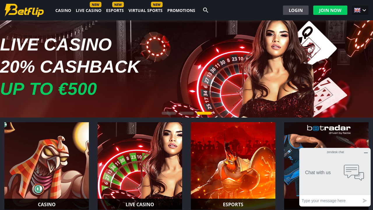 Betflip Casino review Screenshot Betflip Casino review Screenshot