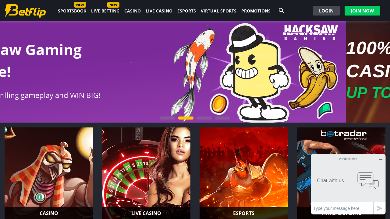 Betflip Casino review Screenshot Betflip Casino review Screenshot