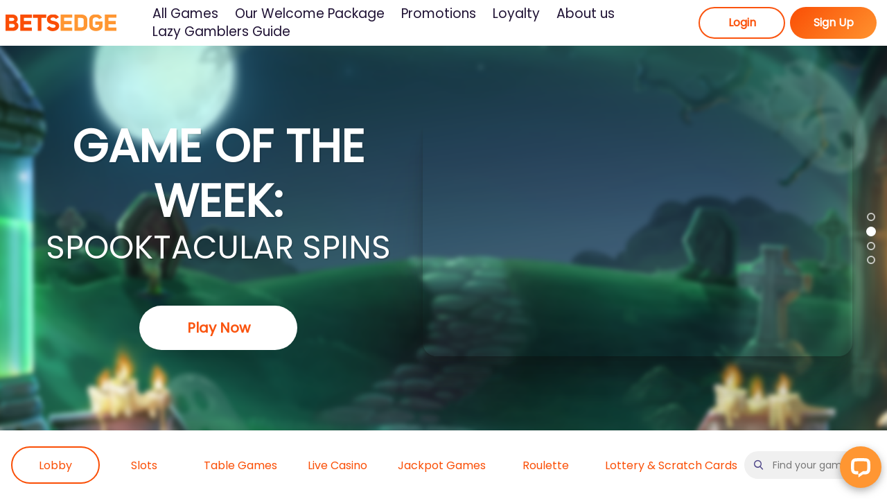 BetsEdge Casino review Screenshot BetsEdge Casino review Screenshot
