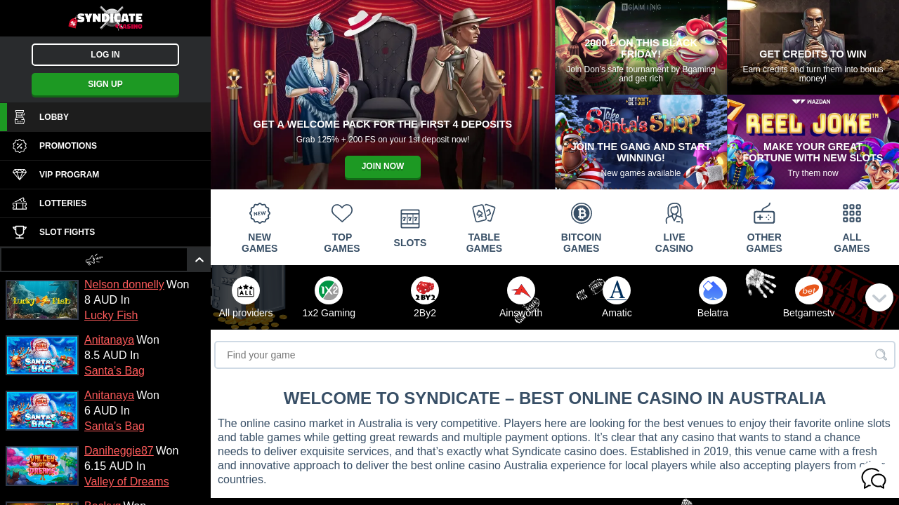 Syndicate Casino Free Bonus