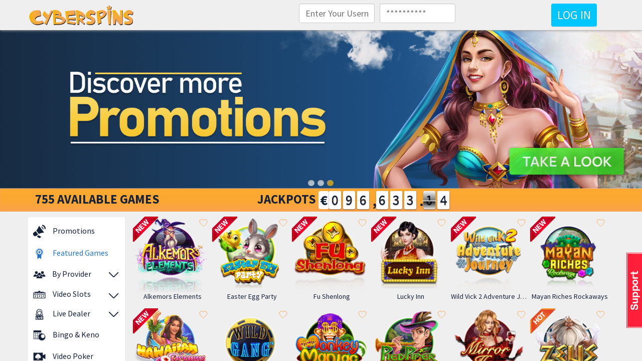 CyberSpins review Screenshot CyberSpins review Screenshot