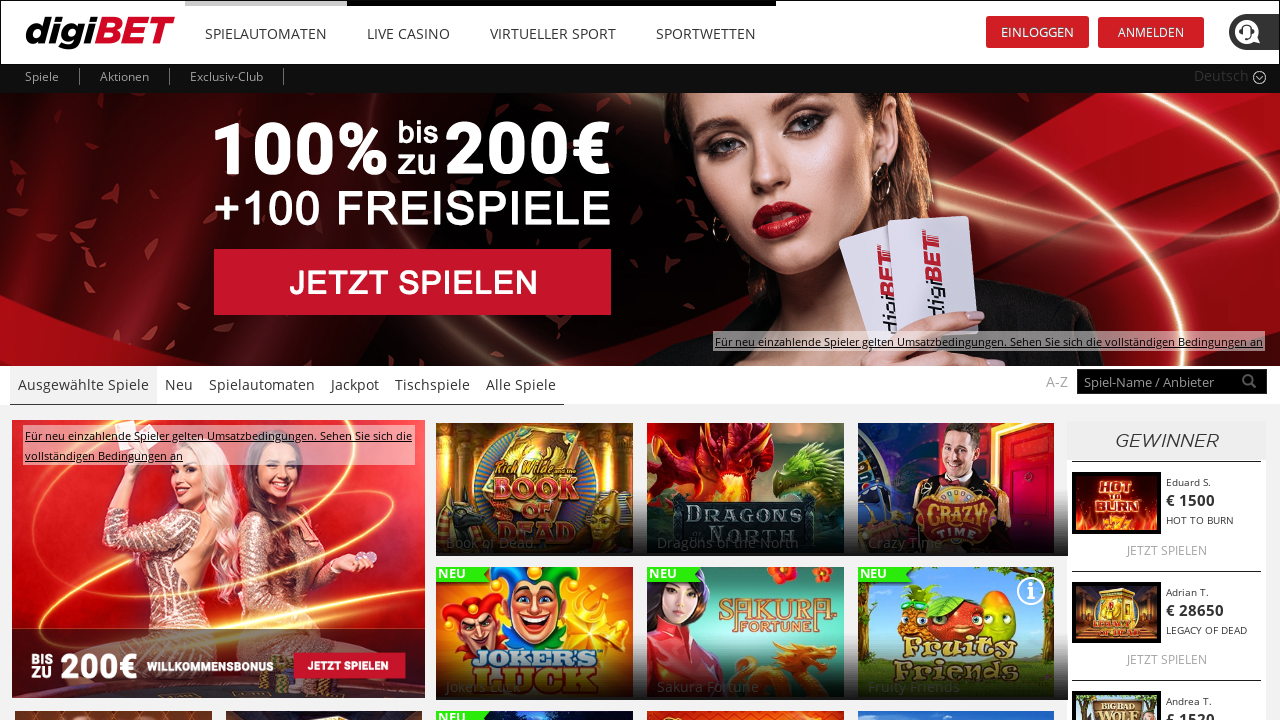digiBet review Screenshot digiBet review Screenshot