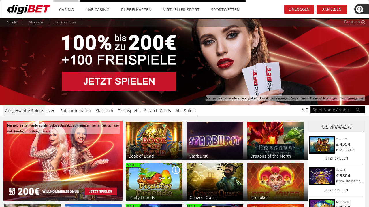 digiBet review Screenshot digiBet review Screenshot