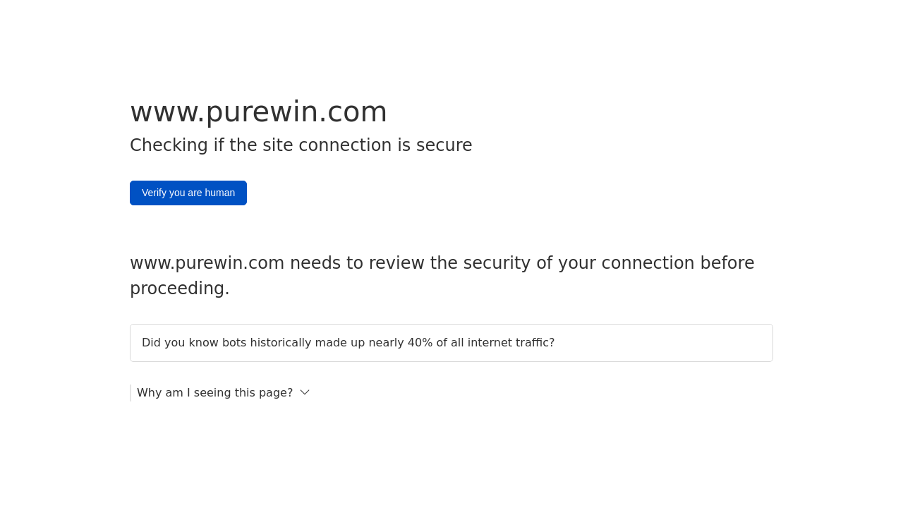Pure Casino review Screenshot Pure Casino review Screenshot