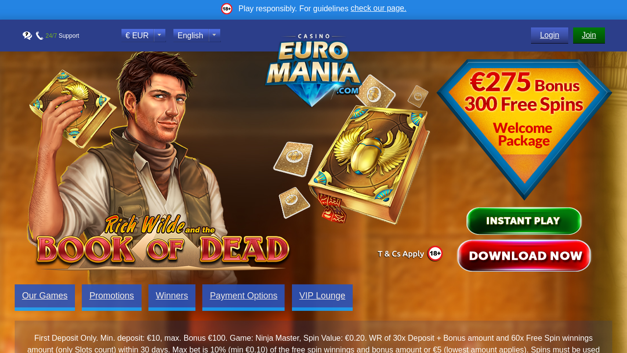 Euromania Casino Online