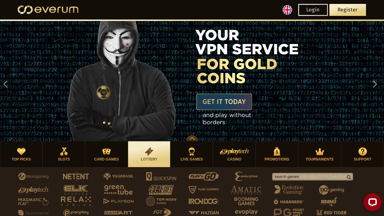 Everum Casino review Screenshot Everum Casino review Screenshot