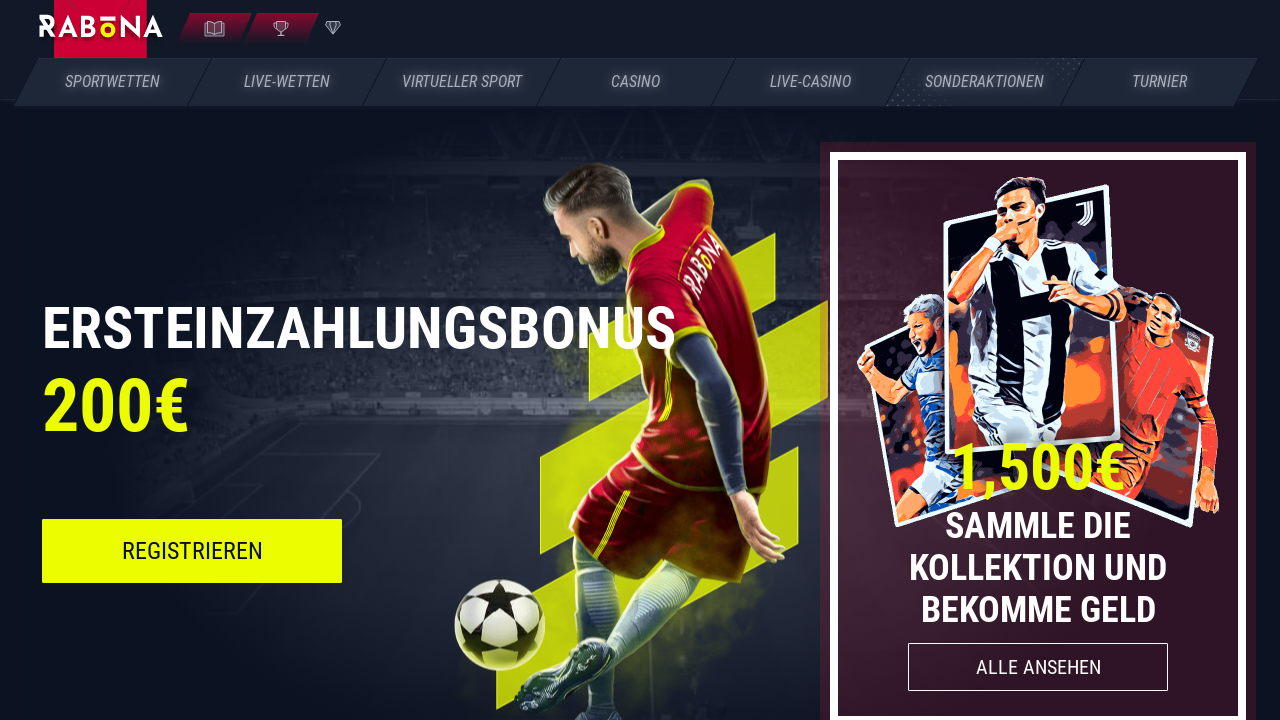 Rabona Casino review Screenshot Rabona Casino review Screenshot
