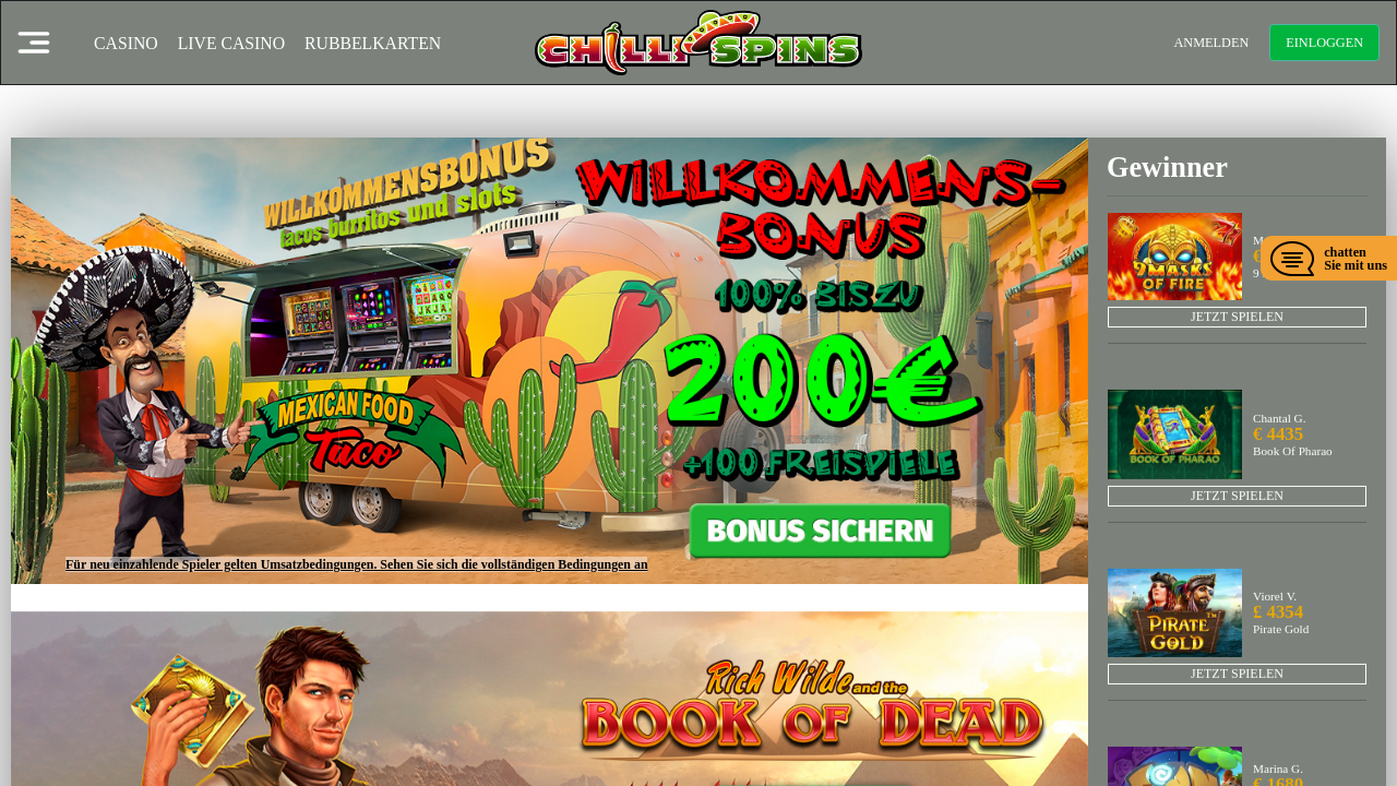 Chilli Spins review Screenshot Chilli Spins review Screenshot