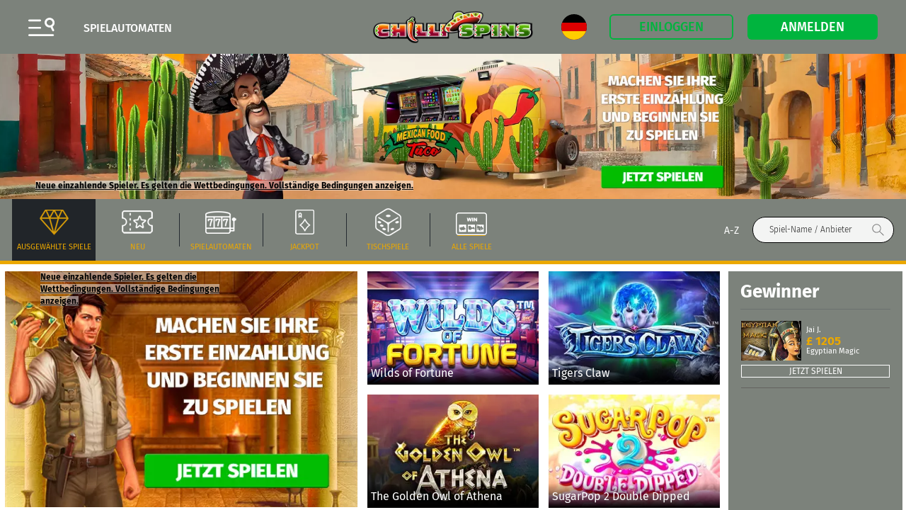 Chilli Spins review Screenshot Chilli Spins review Screenshot