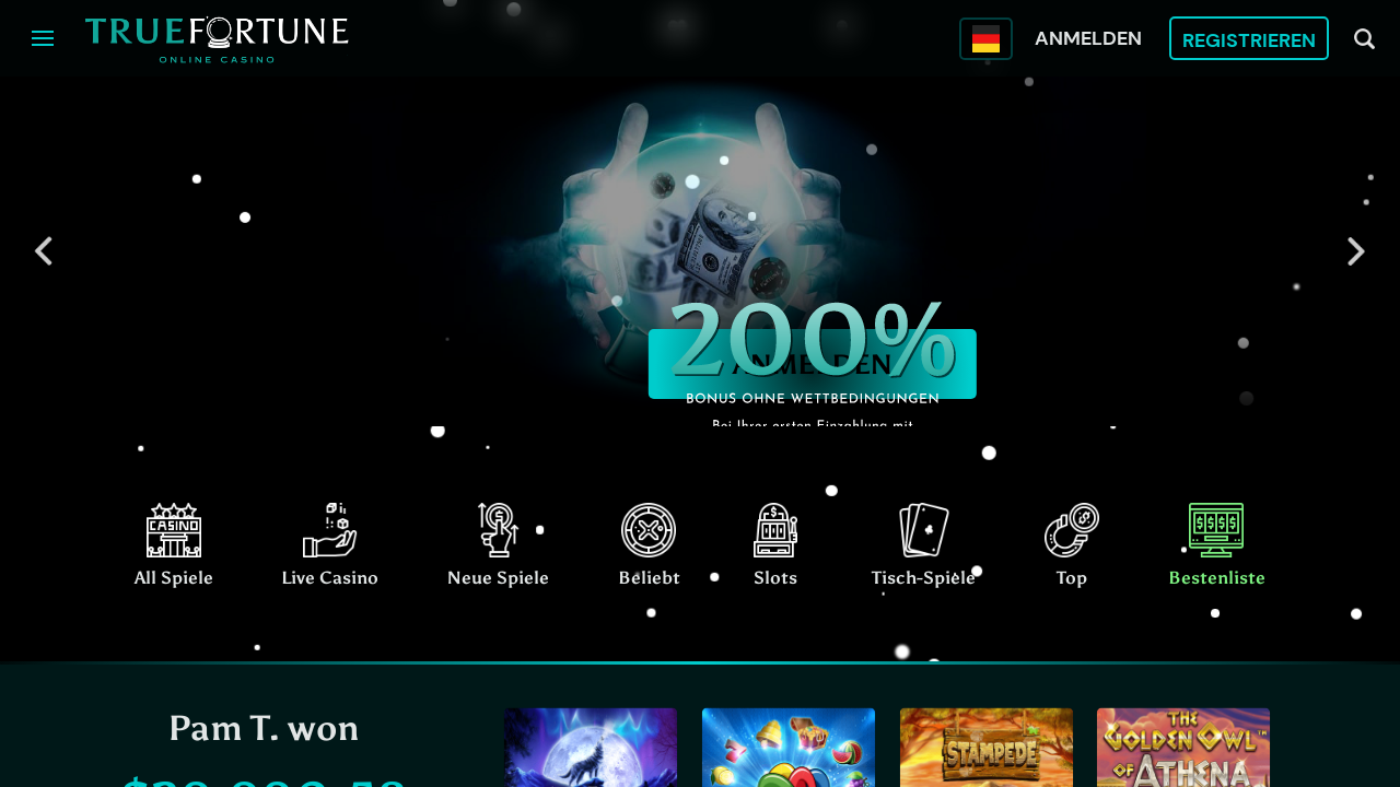 True Fortune Casino review Screenshot True Fortune Casino review Screenshot