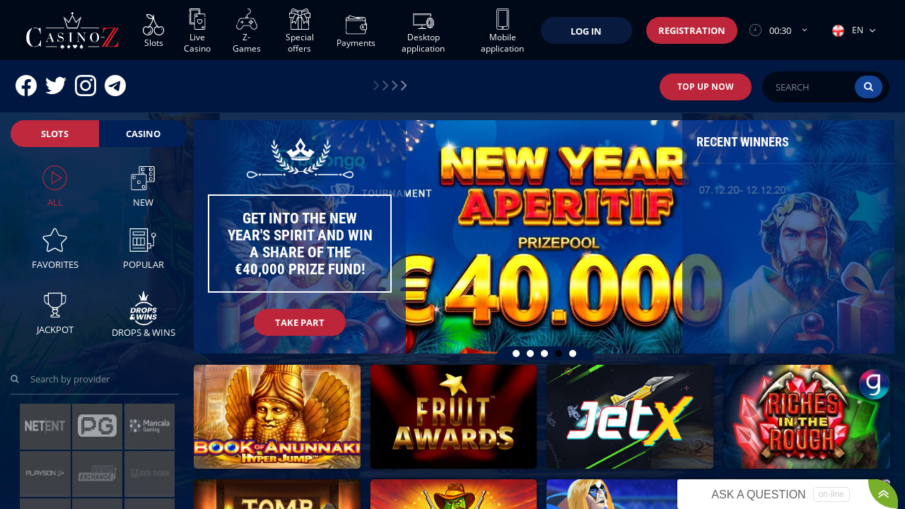 Casino Z review Screenshot Casino Z review Screenshot
