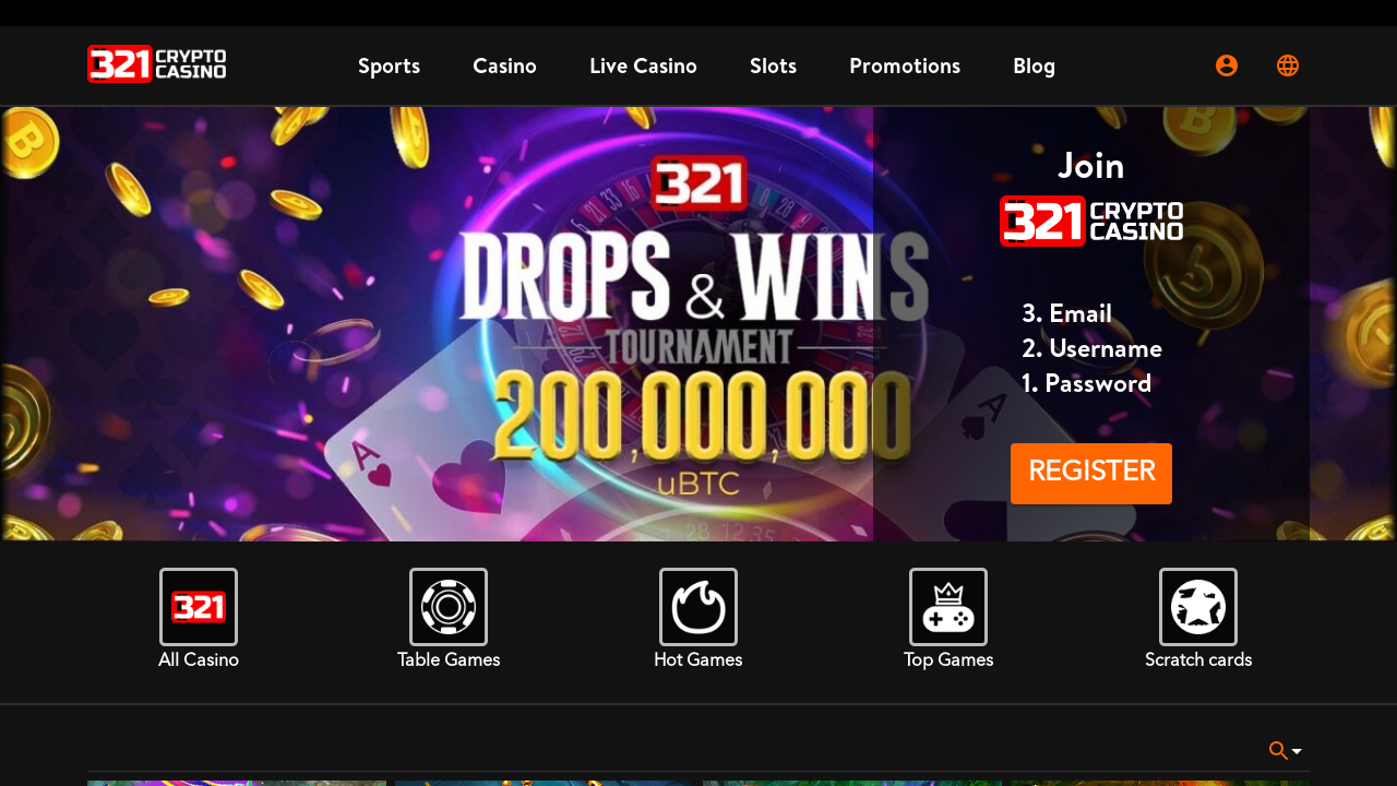 321CryptoCasino review Screenshot 321CryptoCasino review Screenshot