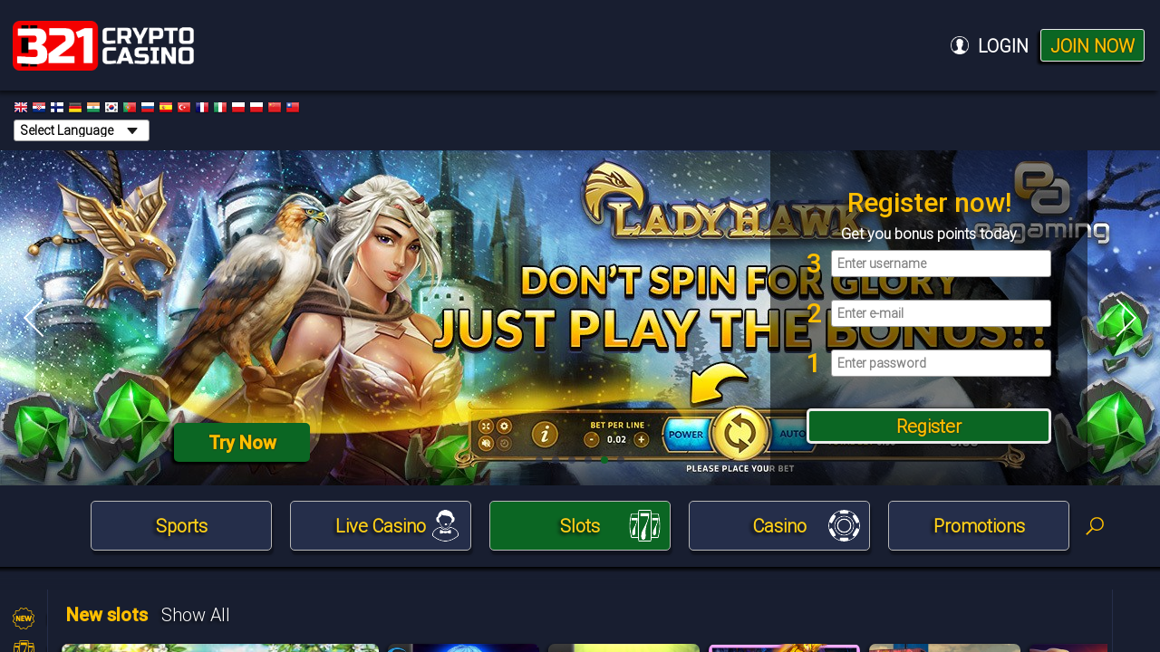 321CryptoCasino review Screenshot 321CryptoCasino review Screenshot