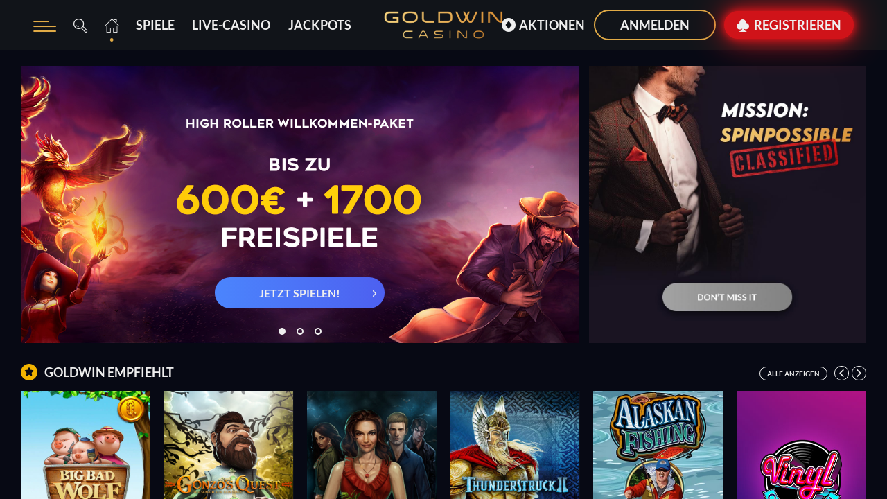 GoldWin Casino review Screenshot GoldWin Casino review Screenshot