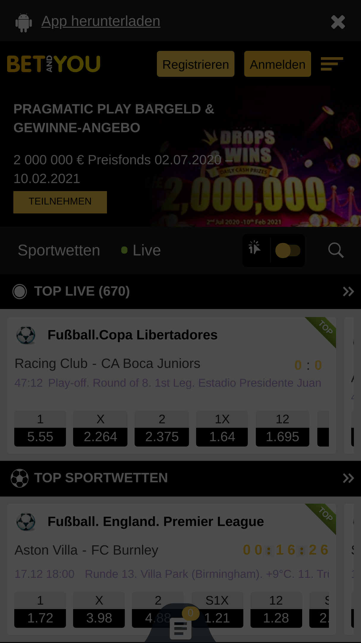 BetandYou review Screenshot BetandYou review Screenshot