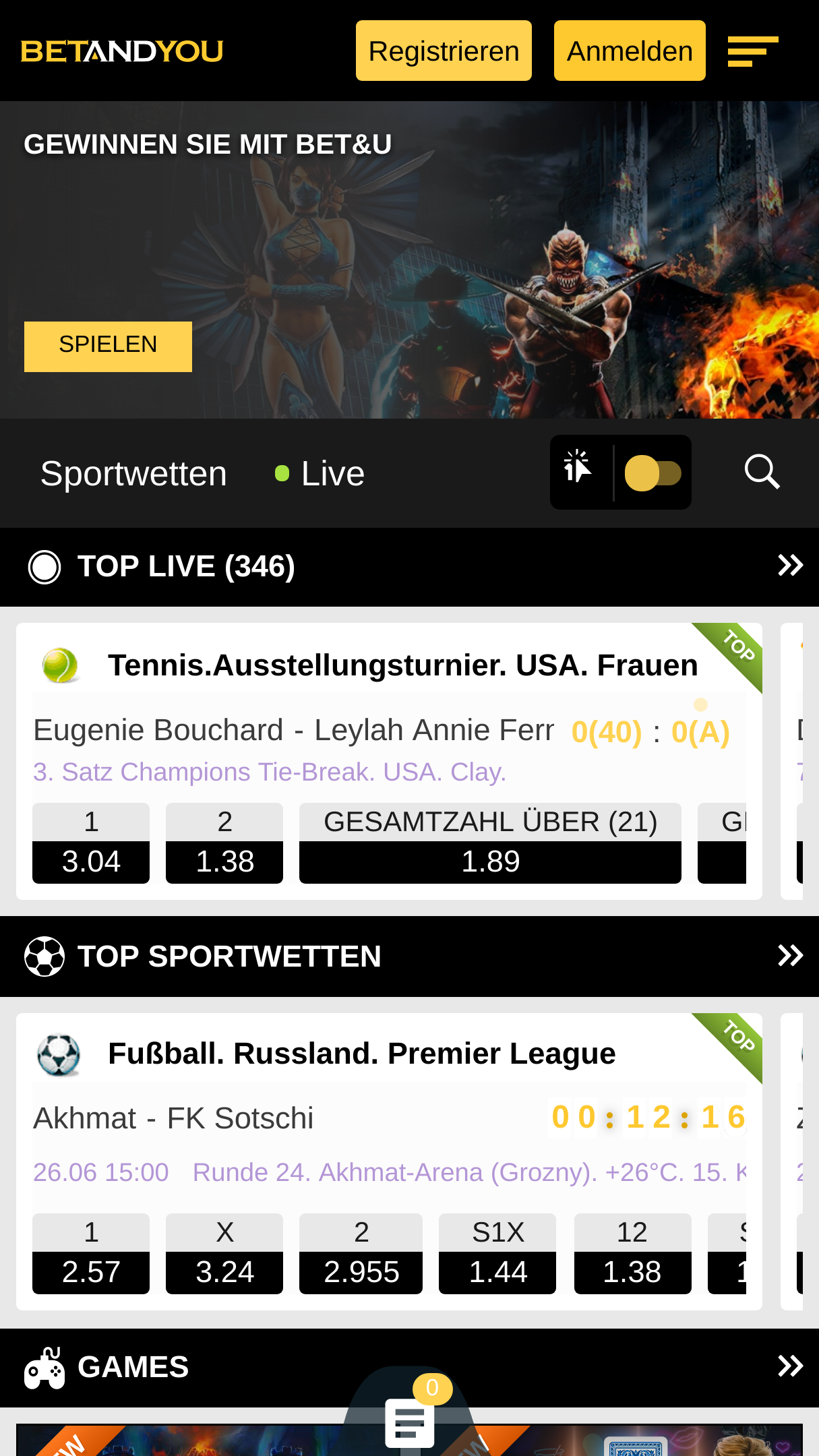 BetandYou review Screenshot BetandYou review Screenshot